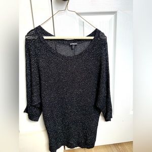 Express size large light weight black sweater